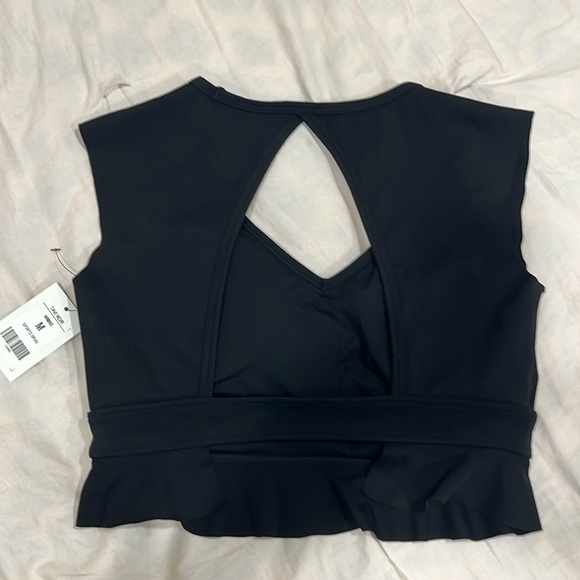 Tavi ruffle top in black (BNWT) - Picture 2 of 2